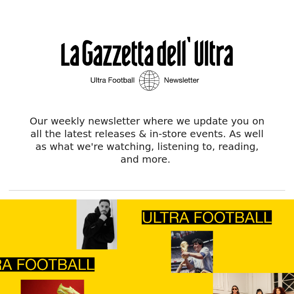 La Gazzetta Dell'Ultra: Weekly Update, January 2024