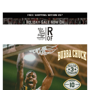 Allen Iverson x Bubba Chuck  |  The Stadium Jacket Bundle