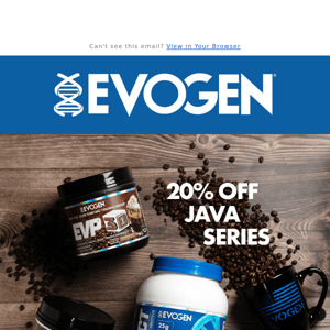 20% Off Java Series Products ☕