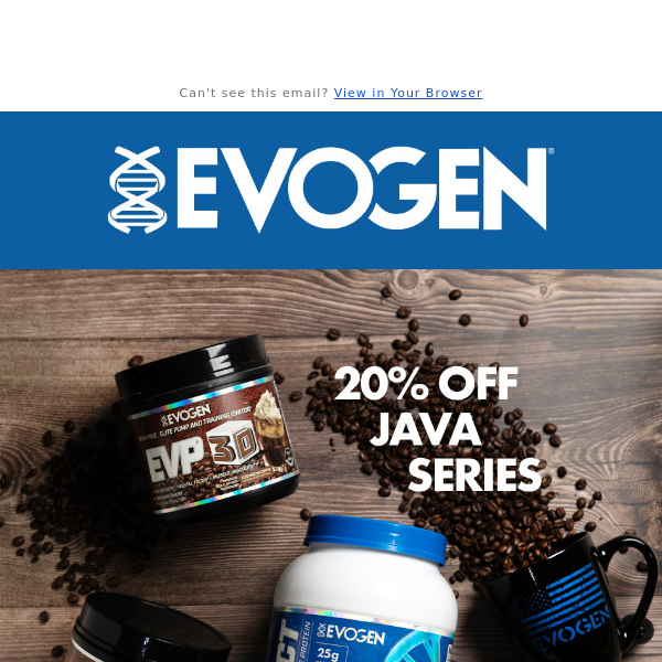 20% Off Java Series Products ☕