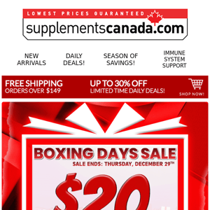 🥊 Knockout Boxing Day Savings! | Instantly Save up to $40 off!