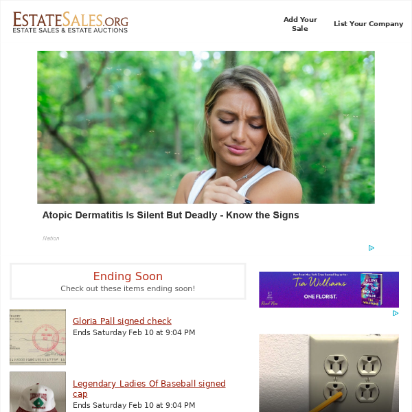Your daily items for sale on EstateSales.org