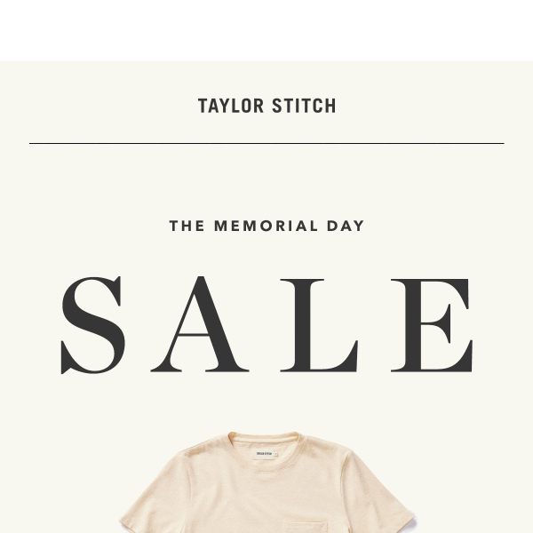 Re: The Memorial Day Sale Is Live