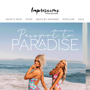 Pack your bags! The Passport to Paradise collection is HERE! 🌴