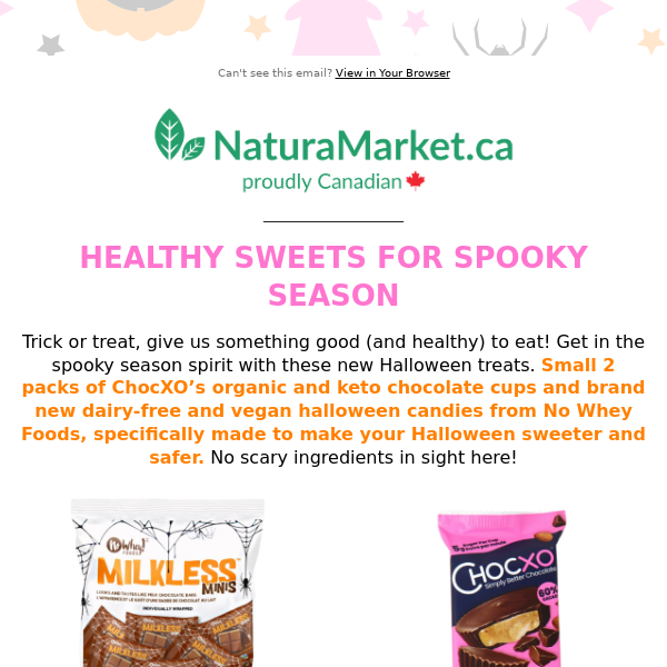NEW Healthy Sweets for Spooky Season 👻 by No Whey Foods, ChocXO, Happy Wolf