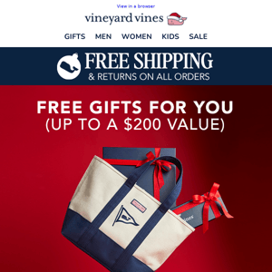 TODAY ONLY: FREE GIFTS With Purchase (Up To A $200 Value)