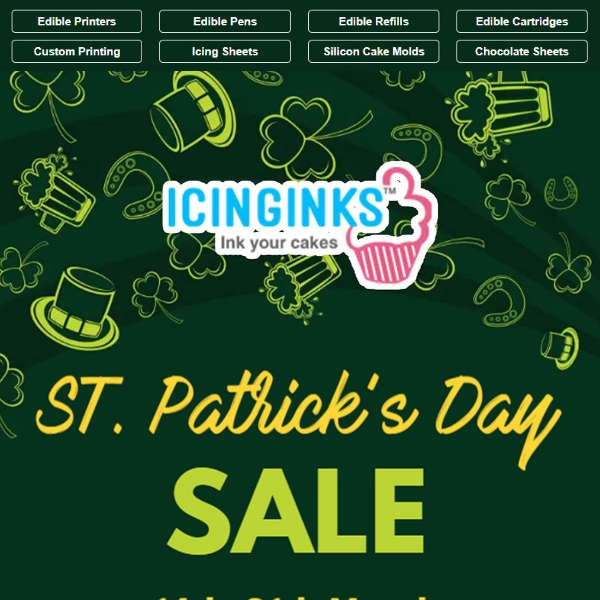 🍀 Lucky savings for St. Patrick’s Day!