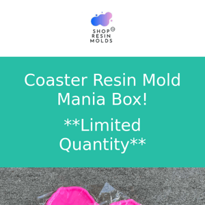 Coaster Mold GALORE! Resin Mold Mania Box #8 !