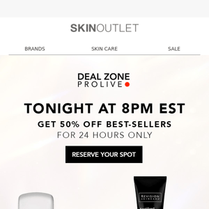 Join us tonight for the Deal Zone ProLive event