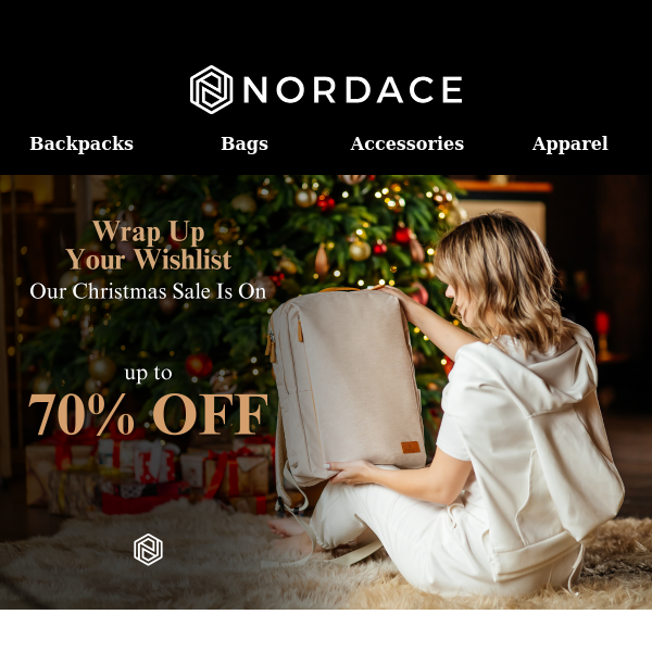 Santa's Secret Sale at Nordace 🎅