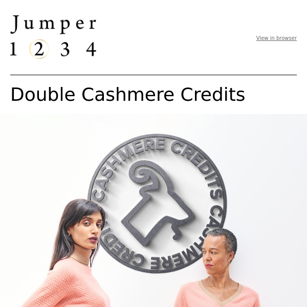 Woo Hoo Double Cashmere Credits