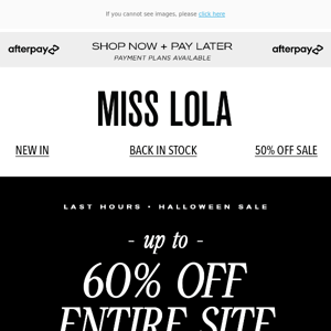 BEWARE: Sale ends in 6 hours 👻🎃