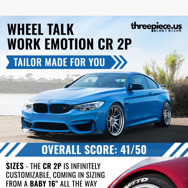 Wheel Talk - Work Emotion CR 2P