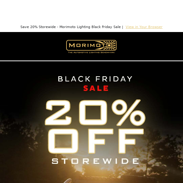 Time's Ticking! Grab 20% Off Storewide