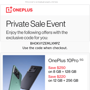 🎉 Private Sale Event | Fresh phone deals and fresh earbuds!