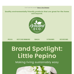 🌿 Little Pepino - sustainable solutions for a better life