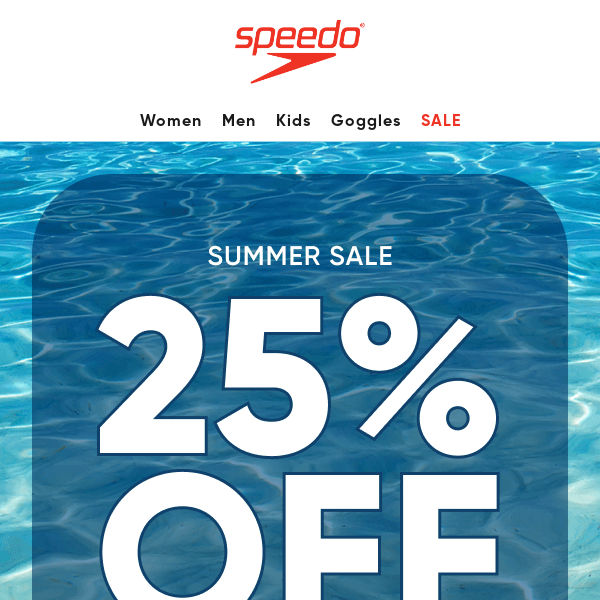 Summer Sale: 25% off sitewide 🏖️