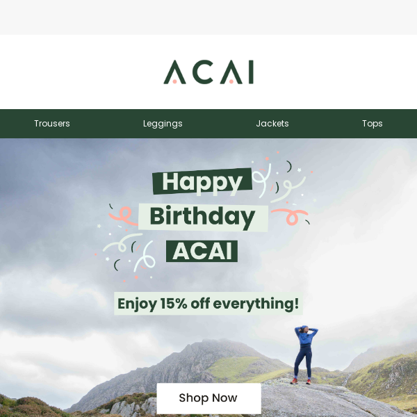 Acai Activewear - Latest Emails, Sales & Deals