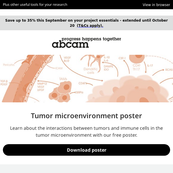 Boost Your Research with Abcam's Project Essentials - Save Up to 35% Until October 20