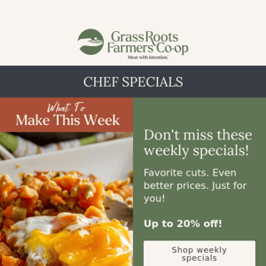 🏷️ Chef Specials continue this week