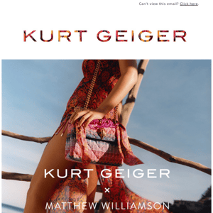 Exclusive Launch: Kurt Geiger x Matthew Williamson