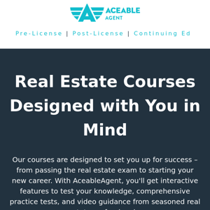 Take 40% off online real estate courses for a limited time