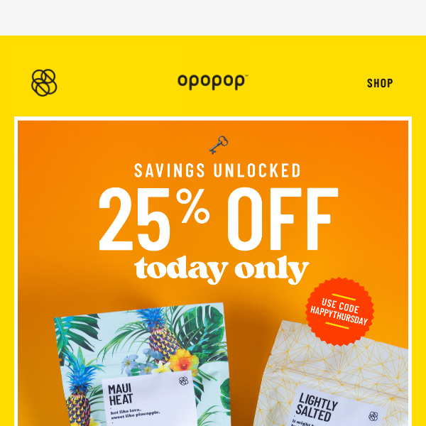 TODAY ONLY | 25% OFF YOUR CART