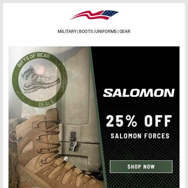 Best Selling! 🔥 25% off Salomon: Exclusive Gifts of Gear Deal - US Patriot  Tactical