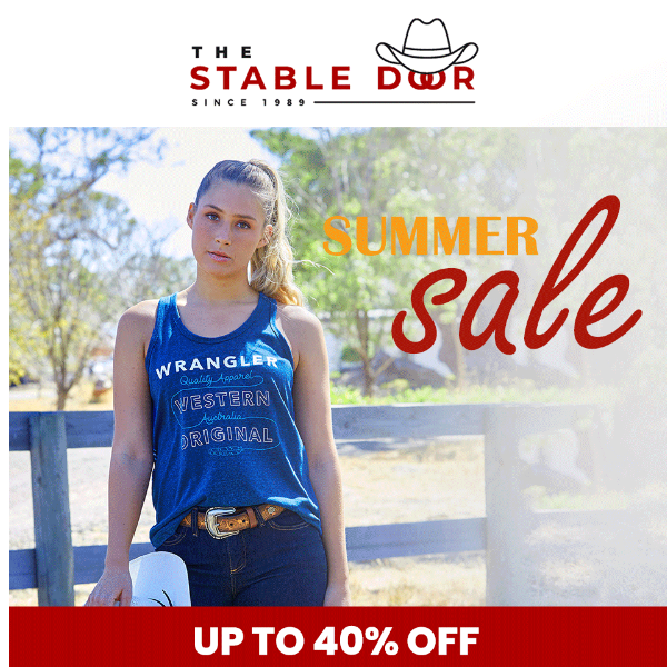 OUR SUMMER SALE STARTS TODAY! ☀️