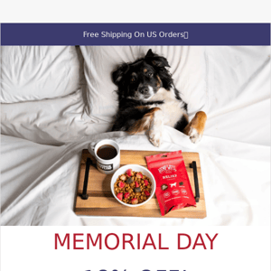 Save 18% for Memorial Day