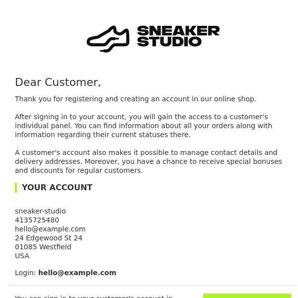 SneakerStudio.com - Welcome to our shop - Sneaker Studio