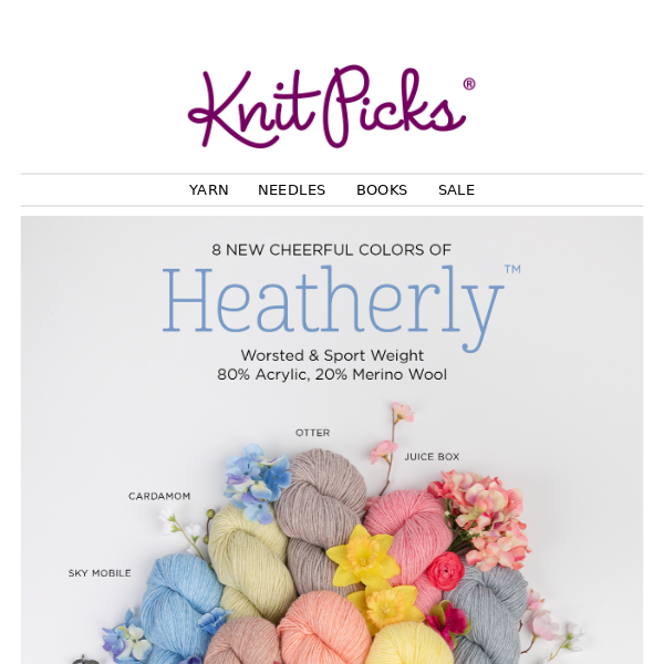 Fresh new colors of Heatherly!