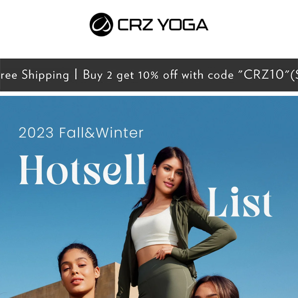 Crz Yoga - Latest Emails, Sales & Deals