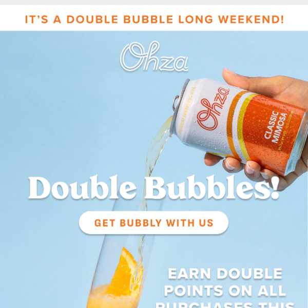 It's a Double Bubble Holiday Weekend! 🥳🫧