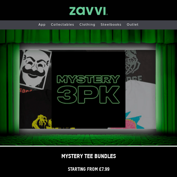 Mystery Tee Bundles From Only £7.99!