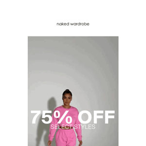 ICYMI: 75% Off Select Styles