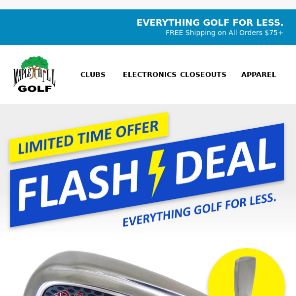 FLASH DEAL ⚡ Launcher Utility Driving Iron