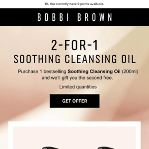 2-for-1: Soothing Cleansing Oil