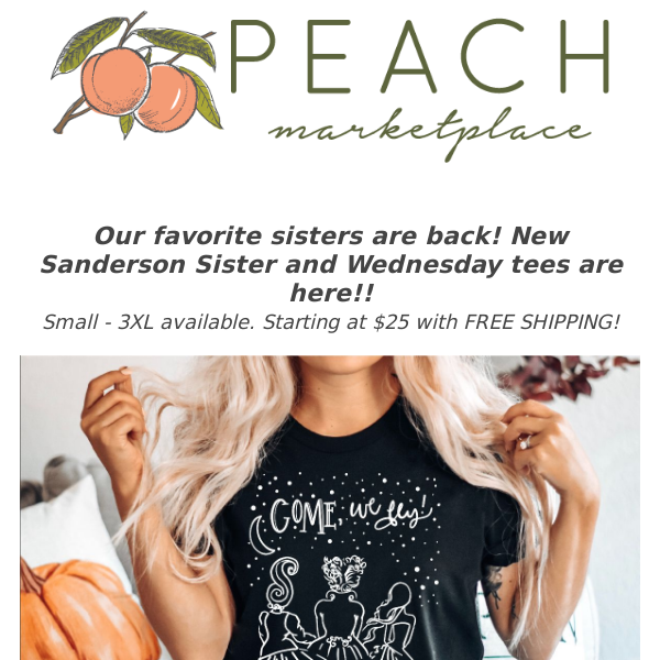 Sanderson Sisters Are Back! Shirts Of The Week!