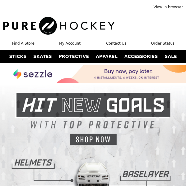 Pure Hockey, Gear Up To HIT Your Goals With Top Protective Gear!