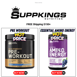  🔥 SuppKings Sports Nutrition Sale -  Biggest Brands and Best Deals 😉