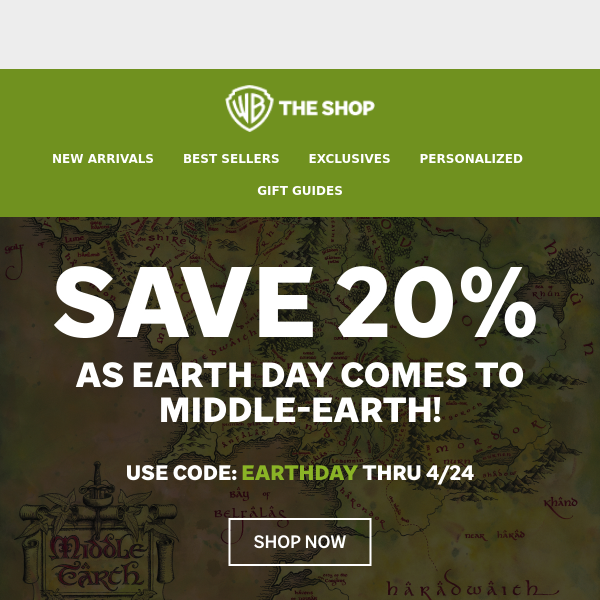Save 20% in our Middle-earth Day Sale!