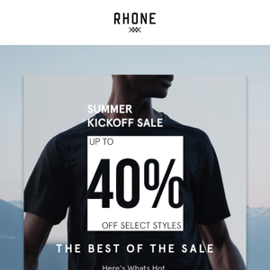 Best of the Summer Kickoff Sale