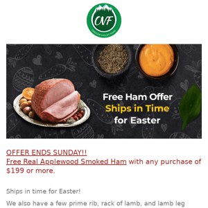 👉 HURRY! Free Ham!