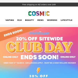 🔥 20% off Sitewide ENDS SOON! 🔥