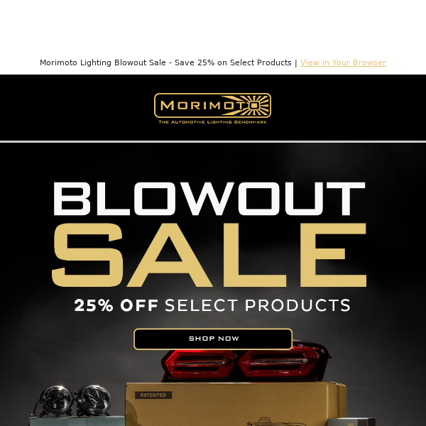 Blowout Lighting Sale 🤯 25% Off Select Products