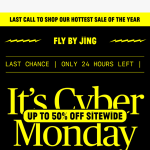 Let’s cyber with fire. Sale’s on now.