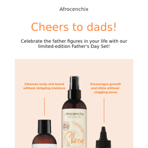 Cheers to dads!