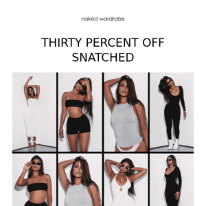 SNATCHED up sale... 30% off