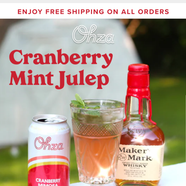 Make an Ohza Mint Julep 🌿